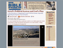 Tablet Screenshot of bibleinthenews.com